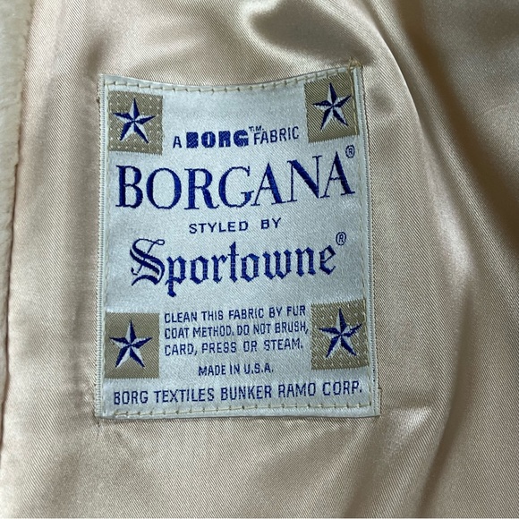 Borgana Mid Century Vintage Faux Fur Coat - Picture 9 of 12